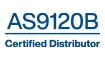 AS9120B-certifierad distributör, logotyp